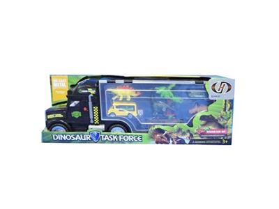 Drag dinosaur alloy car