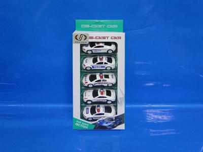 1:50 alloy (5 Pack) cars back