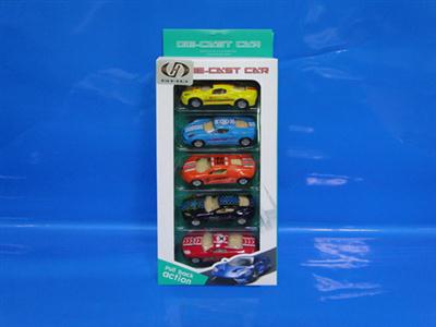 1:50 alloy (5 Pack) cars back