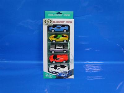 1:50 alloy (5 Pack) cars back