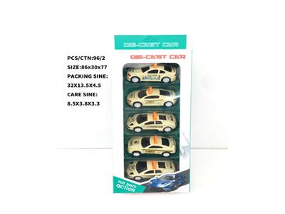 1:50 alloy (5 Pack) cars back