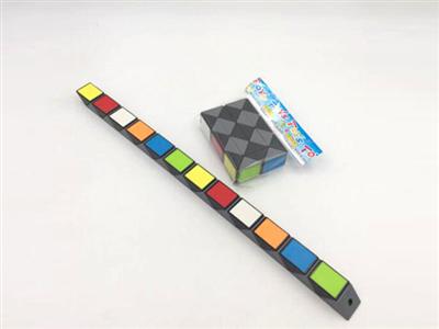 Six color 2.5 centimeter magic ruler