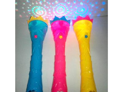 Seven color projection star flashing rod