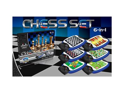 Magnetic Chess Six in One