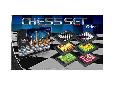 Magnetic Chess Six in One
