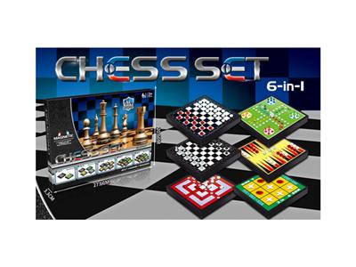Magnetic Chess Six in One