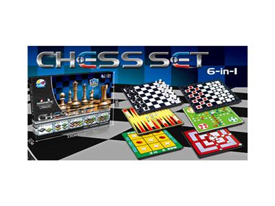 Magnetic Chess Six in One