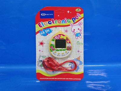 Egg type electronic pet and rope