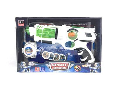 Light music space gun matching launcher