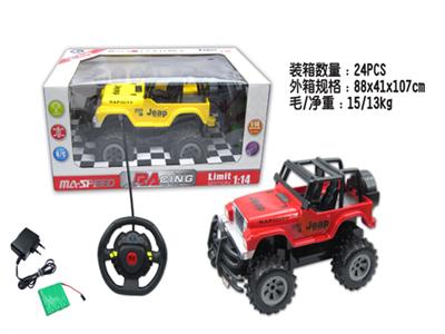 1:14牧马人
方向盘四通遥控车