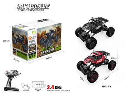 1:14 骨架四驱攀爬越野车（金属贴片）