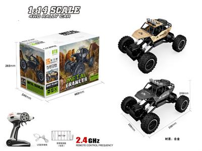 1:14 骨架四驱攀爬越野车（金属贴片）
