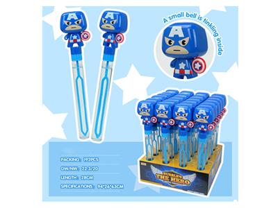 Captain America ' s bubble stick