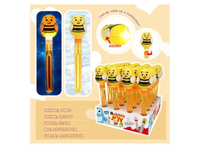 Small bee bubble wand