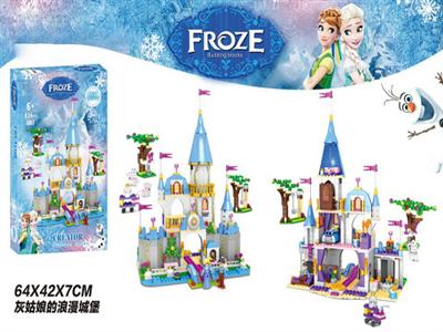 836pcs romantic Castle