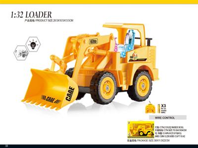 1:30 cable-controlled four-channel wheel loading simulation truck