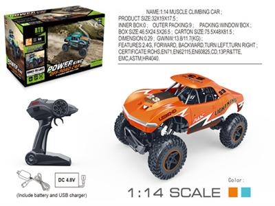 1:14 muscle climbing car