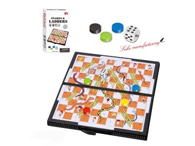 Folding magnetic snakes