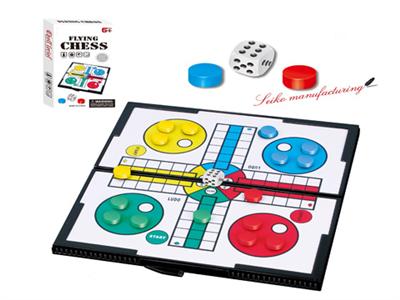 Folded magnetic dice