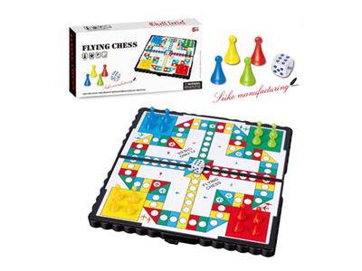 Folding magnetic aircraft chess