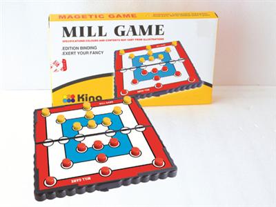 Folding magnetic nine sub-chess