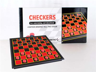 Folding magnetic chess