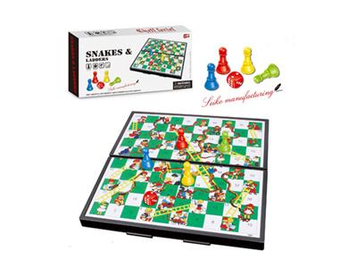 Folding magnetic snakes