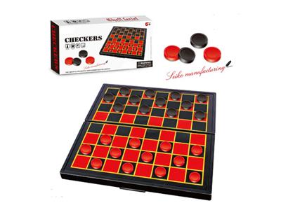 Foldable magnetic chess