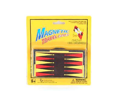 Folding magnetic double - land chess