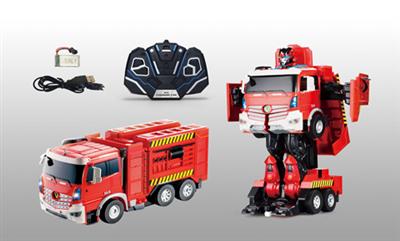 2.4G deformation engineering vehicle