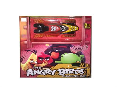 Angry bird remote control climbing wall car