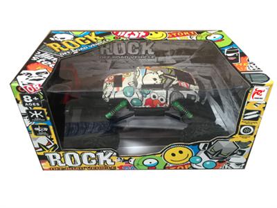 Graffiti climbing car