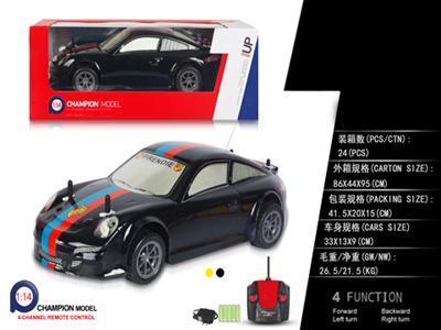 1: 14pvc Porsche remote control car (battery)