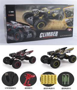 2.4GHz 1:12 four-wheel drive Batman climbing car English packet of electricity