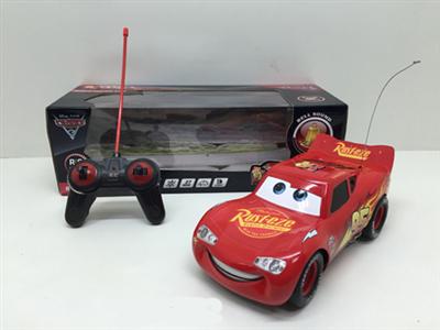 Total Mobilization 3 McQueen remote control vehicle with bell (with headlights, mouth will move)