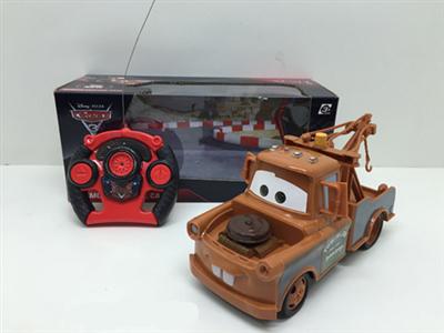 Motor vehicle General Mobilization 3 towed Wire Tooth four way remote Control vehicle (with headligh