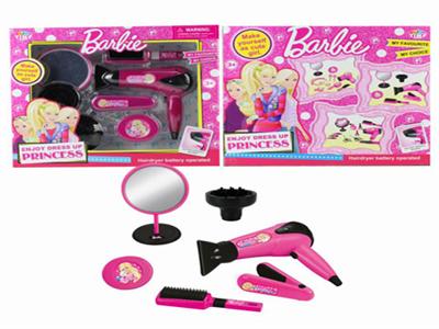 Barbie 芭比系列电动吹风筒饰品套装