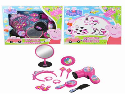 PEPPA PIG小猪佩琪系列电动吹风饰品筒套装