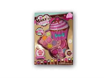 Two-layer cake cosmetics