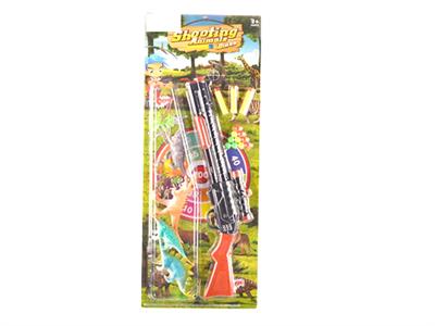 Soft gun + dinosaur combination