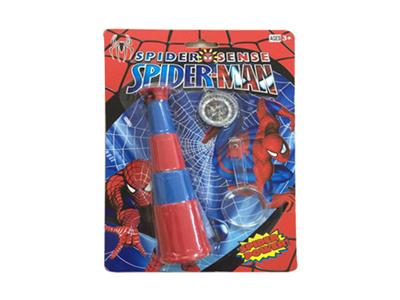 4 single-tube spectacles with compass-magnifying glasses