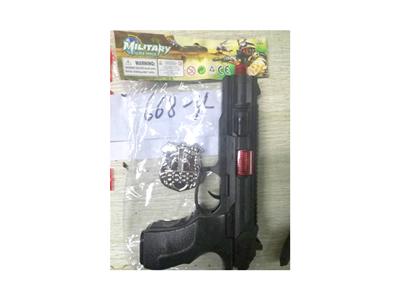 Solid color Flint gun with badge