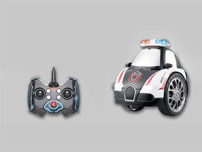 2.4G 8CH RC two-wheel stunt Police car