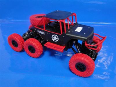 Color wheel six-wheel drive climbing car