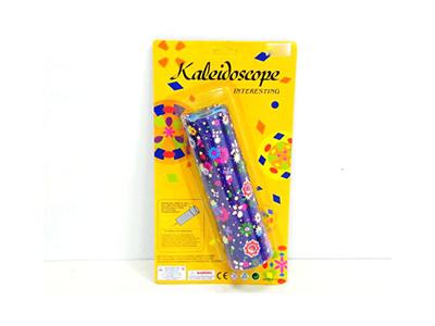 Single glass lens floral patterned kaleidoscope