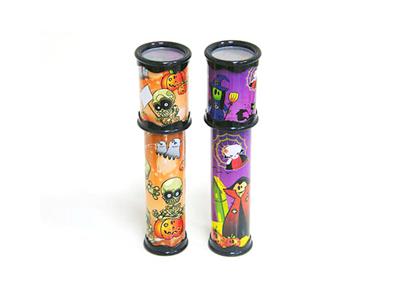 Double glass glass lens Halloween pattern kaleidoscope