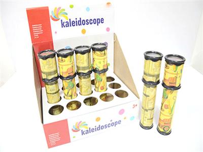 Double glass glass lens pirate, wooden horse pattern kaleidoscope