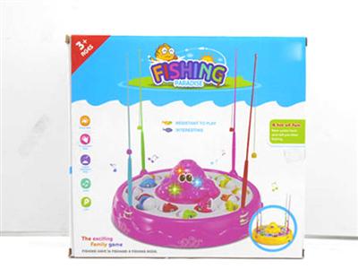 Cartoon octopus music fishing plate