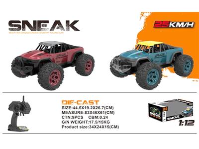 1:12 high speed alloy off-road vehicle