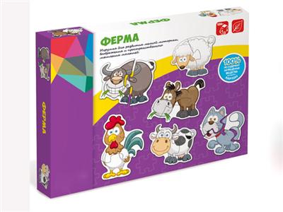 Russian matching jigsaw puzzle